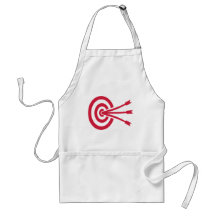 Archery target arrows aprons