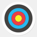 Archery Target Round Sticker