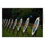 Archery targets near Brentwood, Essex, U.K. Greeting Card