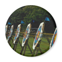 Archery targets near Brentwood, Essex, U.K. Refrigerator Magnets