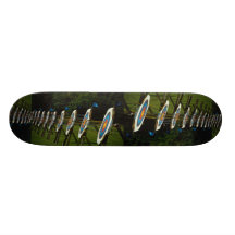 Archery targets near Brentwood, Essex, U.K. Skateboard