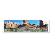 Arches National Parks Balancing Stones Balanced Bumper Sticker