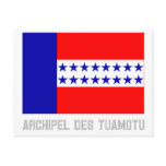Archipel des Tuamotu flag with name