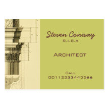 Architect ~ Gothic Architecture Design Business Cards