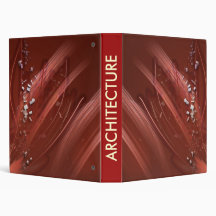 ARCHITECTURE 3 RING BINDERS