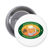 Architecture Drinking Team Pinback Button