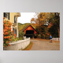 Architecture - Woodstock, VT - Entering Woodstock Poster