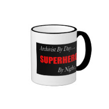Archiviste de super héros mugs à café