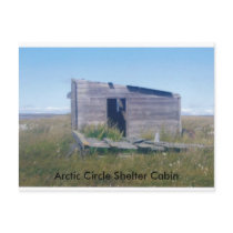 arctic cirlce cabin, Arctic Circle Shelter Cabin Postcards