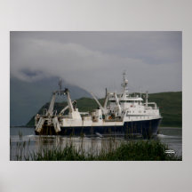Arctic Fjord, Catcher/Processor in Unalaska Bay Posters