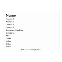 Arctic Fox Business Cards