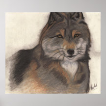 Arctic Fox Print