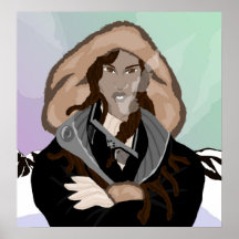 Arctic Hoodie Poster