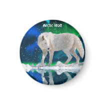 Arctic Wolf & Aurora Wildlife Collection
