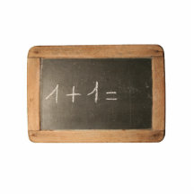 Ardoise #04 - Mathematicals Lessons Acrylic Cut Out