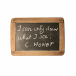 ardoise #05 - Monet's Quote Photo Cutout