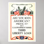 Are you 100% American?  Third Liberty Loan Print