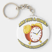 Are You A Clock? Keychains