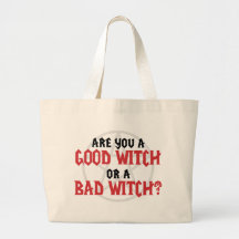 Are you a Good Witch or a Bad Witch Canvas Bags