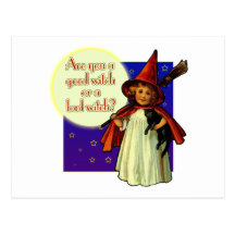 Are You a Good Witch Post Card