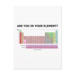 Are You In Your Element? (Periodic Table Humour)