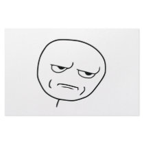Are You Kidding Me Rage Face Meme Stationery Paper