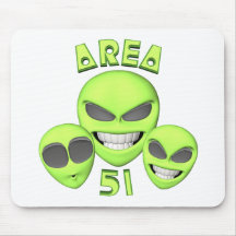 Area 51 Aliens Mouse Pads