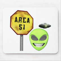 Area 51 Aliens Mousepads