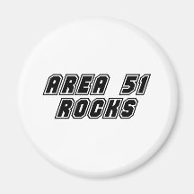 Area 51 Rocks Refrigerator Magnet
