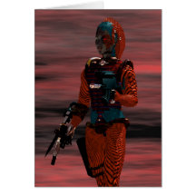 ARES - CYBORG 2 GREETING CARD