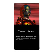 ARES , Cyborg from Hyperion Custom Shipping Labels