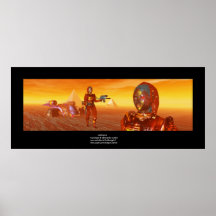 ARES IN THE DESERT OF HYPERION POSTER
