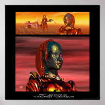 ARES IN THE DESERT OF HYPERION POSTERS