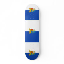 Arganda Del Rey, Spain flag Skateboard