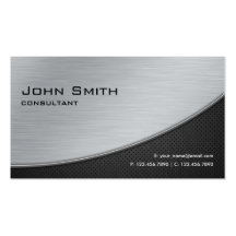 Argent moderne élégant professionnel de réparation modèles de cartes de visite