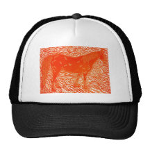 Argent rouge casquette de camionneur
