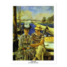 Argenteuil par Manet Edouard Cartes Postales