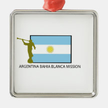 Argentina Bahia Blanca Mission Ornaments
