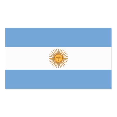 Argentina Business Card Template by flagscrazy