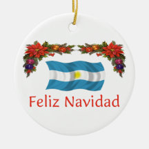 Argentina Christmas Christmas Tree Ornaments
