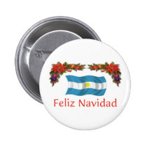 Argentina Christmas buttons