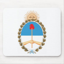 Argentina Coat Of Arms Mouse Pads