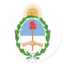 Argentina Coat of Arms Sticker stickers