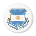 Argentina fans soccer futbol shield emblem badge magnets