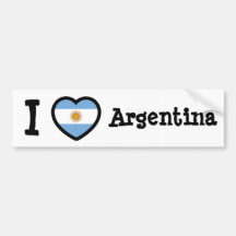 Argentina Flag Bumper Stickers