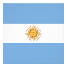 Argentina Flag Invitation