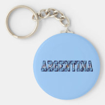 Argentina flag logo soccer ball gifts and futbol key chains