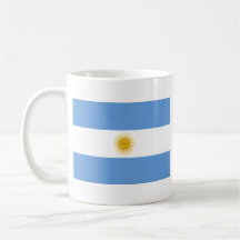 Argentina Flag ~ Map Mug