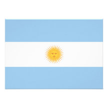 Argentina Flag Personalized Invites
