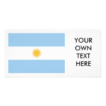 Argentina Flag Photo Greeting Card